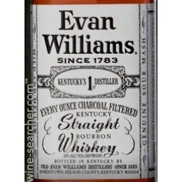 Evan Williams White Label Bottled in Bond Kentucky Straight Bourbon Whiskey