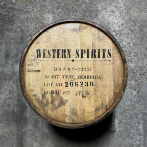 Western Spirits Bourbon Barrel - Fresh Dumped, Once Used